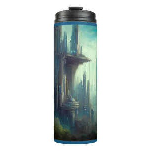 SF - City On Forest Planet 3 Thermal Tumbler