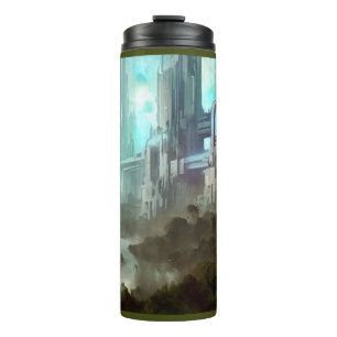 SF - City On Forest Planet 4 Thermal Tumbler