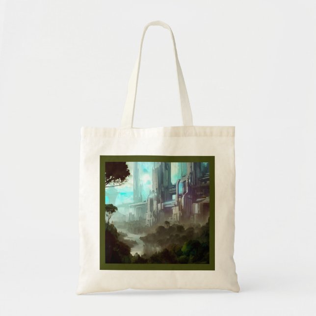 SF - City On Forest Planet 4 Tote Bag (Front)