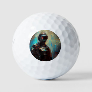 SF - Cyberpunk Hero (1) Golf Balls