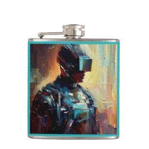 SF - Cyberpunk Hero 3 Hip Flask