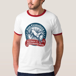 SF D11 Democratic Club Men's Ringer T-Shirt
