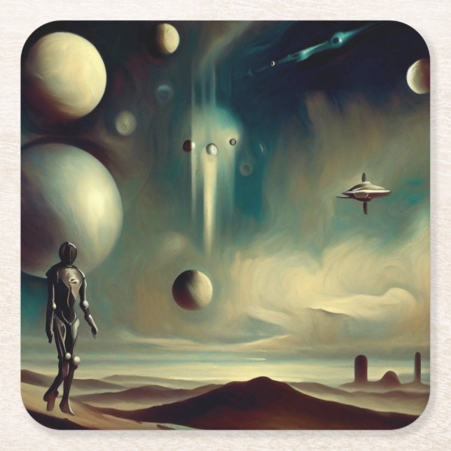 SF Danish Masters 2 Square Paper Coaster (Front)