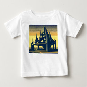 SF Futuristic Church 2 Baby T-Shirt