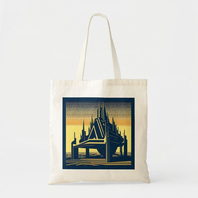 SF Futuristic Church 2 Tote Bag (Front)