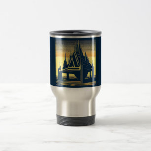 SF Futuristic Church 2 Travel Mug