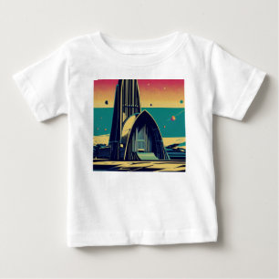 SF Futuristic Church 3 Baby T-Shirt