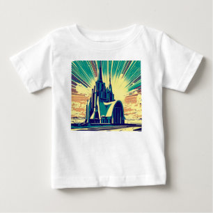 SF Futuristic Church 3 Baby T-Shirt