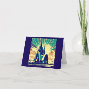 SF Futuristic Church 3 Card