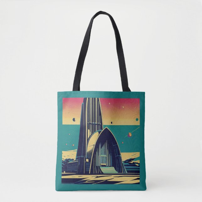 SF Futuristic Church 3 Tote Bag (Front)