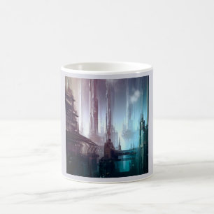 SF Futuristic City 2 Coffee Mug