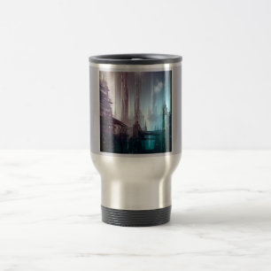 SF Futuristic City 2 Travel Mug