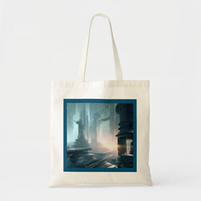SF Futuristic City 4 Tote Bag (Front)