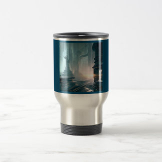 SF Futuristic City 4 Travel Mug