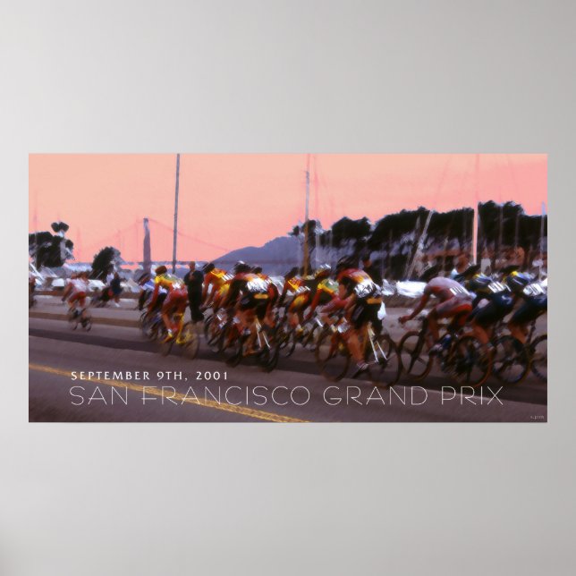 SF Grand Prix Bicycle Race 2001 Poster (Front)