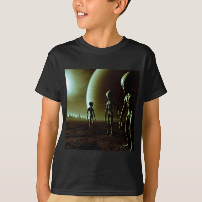 SF Grey Aliens 1 T-Shirt (Front)