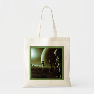 SF Grey Aliens 1 Tote Bag