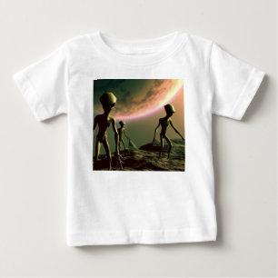 SF Grey Aliens 2 Baby T-Shirt