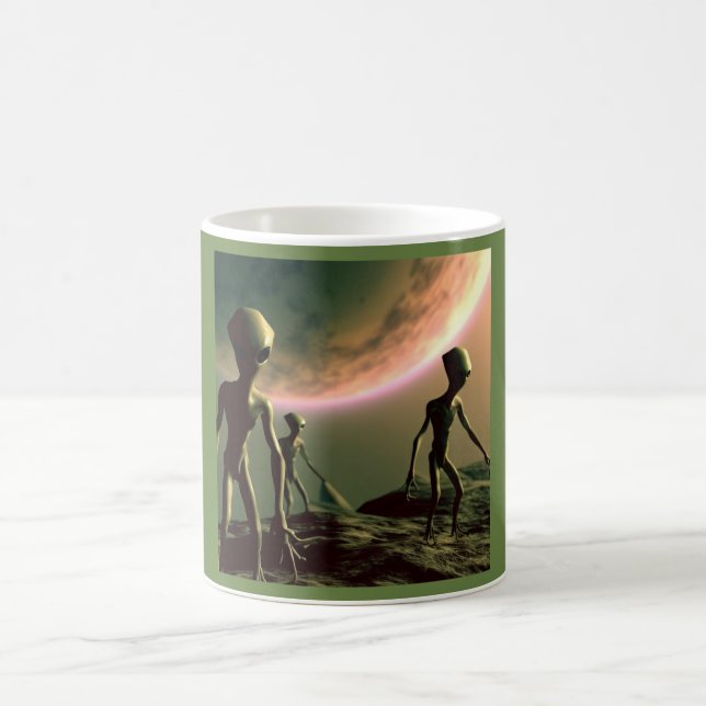 SF Grey Aliens 2 Coffee Mug (Center)