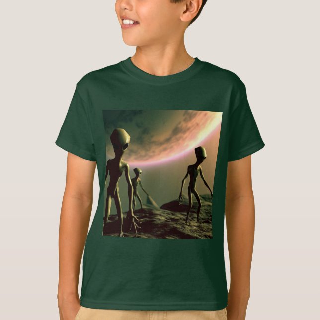 SF Grey Aliens 2 T-Shirt (Front)