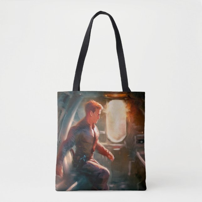 SF Hero Aboard Spaceship 1 Tote Bag (Front)