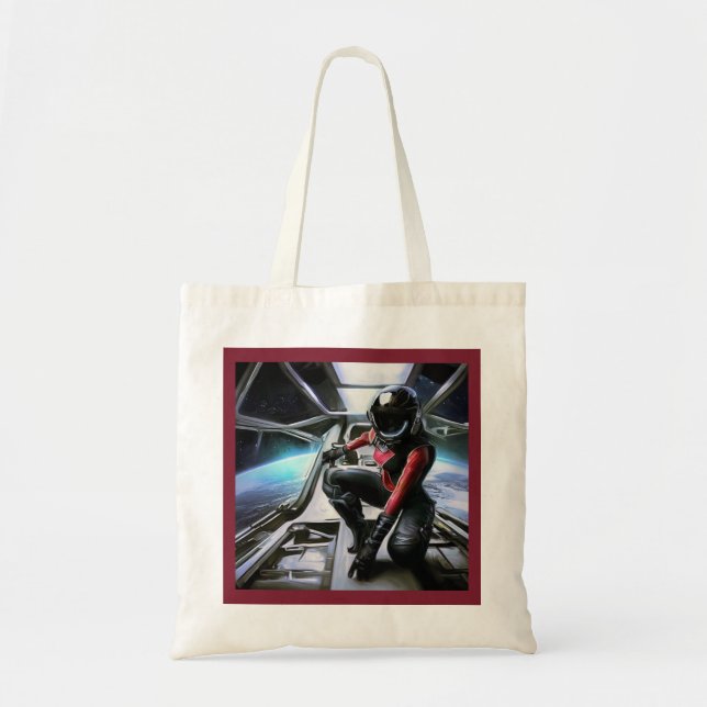 SF Hero Aboard Spaceship 2 Tote Bag (Front)