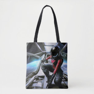 SF Hero Aboard Spaceship 2 Tote Bag