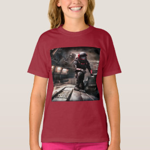 SF Hero Aboard Spaceship 3 T-Shirt
