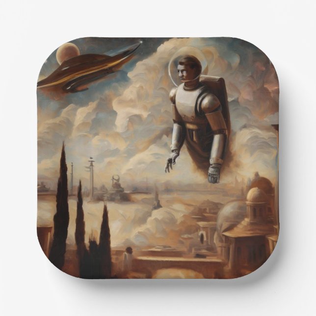 SF Italian Masters Style 1 Paper Plate (Front)