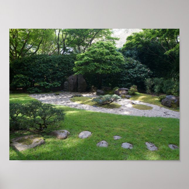 SF Japanese Tea Garden Zen Garden #2 Poster (Front)