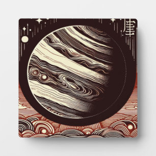 SF Jupiter Woodcut 2 Plaque