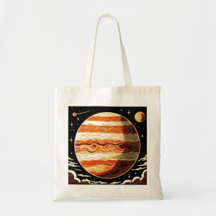 SF Jupiter Woodcut 3 Tote Bag