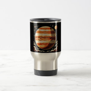 SF Jupiter Woodcut 3 Travel Mug