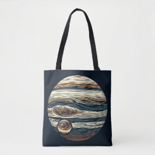 SF Jupiter Woodcut 4 Tote Bag