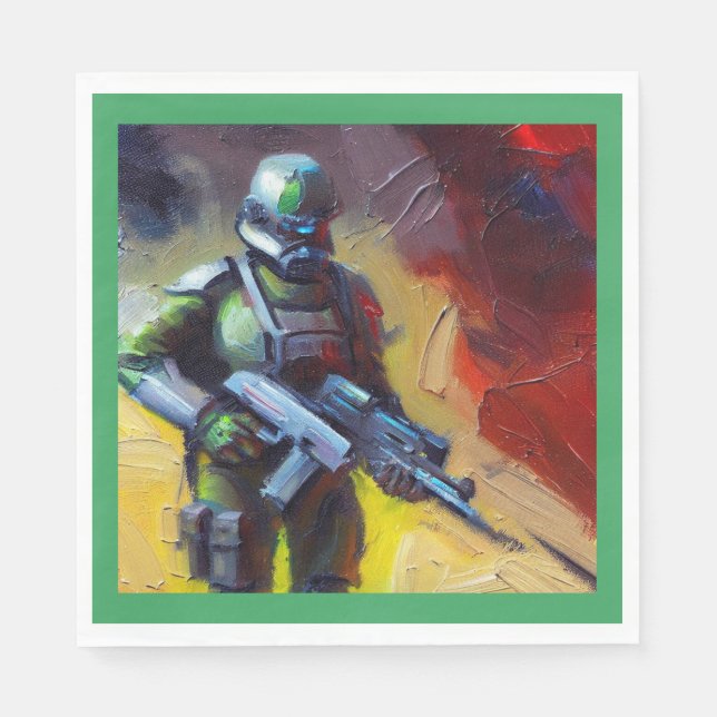 SF - Military Hero 2 Napkin (Front)