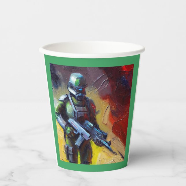 SF - Military Hero 2 Paper Cups (Front)