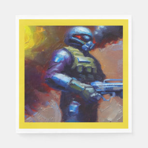 SF - Military Hero 4 Napkin