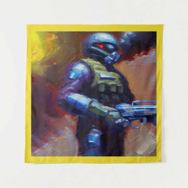 SF - Military Hero 4 Tapestry (Front)