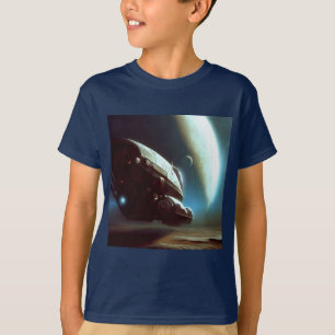 SF Orbiting Spaceship 1 T-Shirt