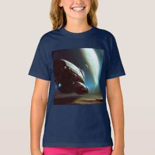 SF Orbiting Spaceship 1 T-Shirt