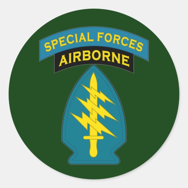 SF Q-tab and SSI Classic Round Sticker (Front)