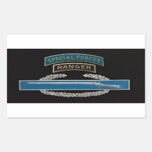 SF Ranger CIB Rectangular Sticker