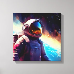SF Space Hero 1 Canvas Print