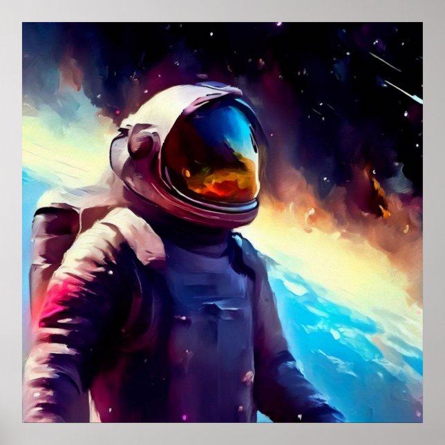 SF Space Hero 1 Poster (Front)