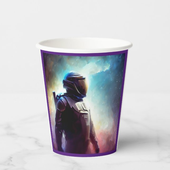 SF Space Hero 3 Paper Cups (Front)