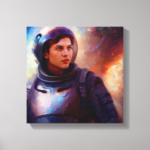 SF Space Hero 4 Canvas Print