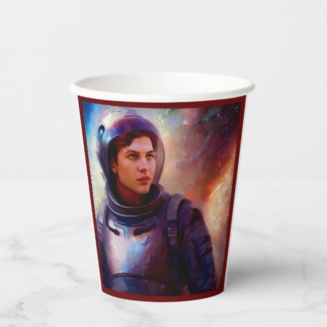 SF Space Hero 4 Paper Cups (Front)