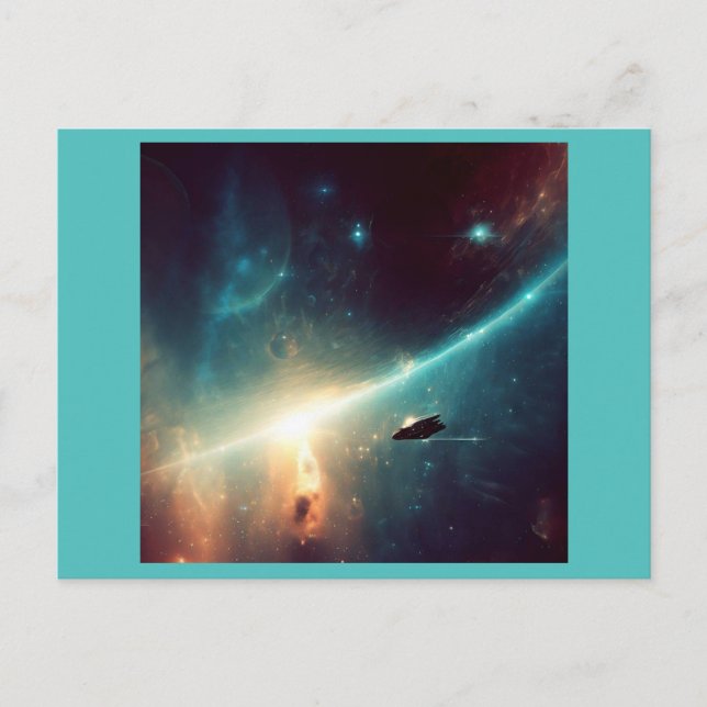 SF - Space Opera 2 Postcard (Front)