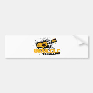 sf Ukulele Logo Bumper Sticker
