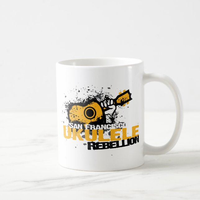 sf Ukulele Logo Coffee Mug (Right)